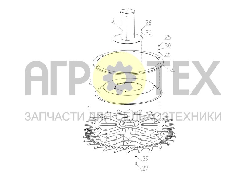 Чертеж Барабан (ЖР-600.01.01.000Ф)